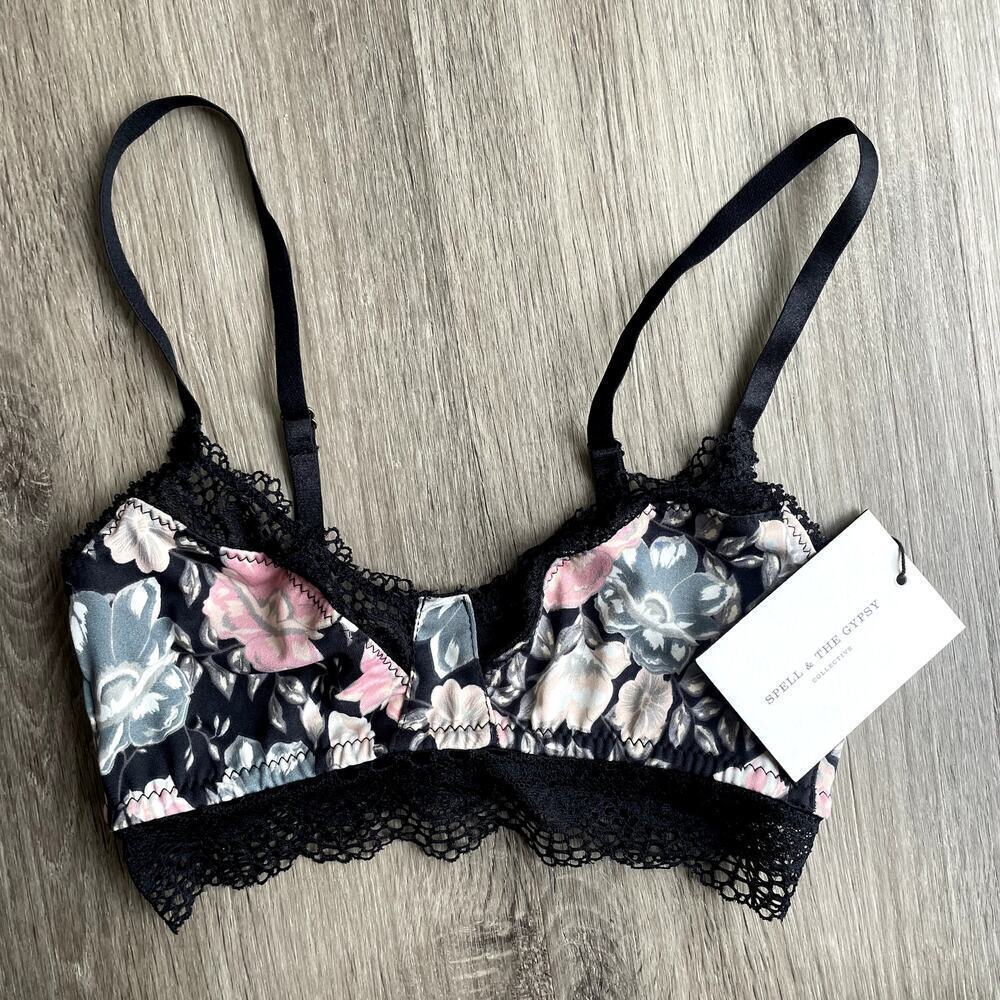 NWT SPELL Winona Lace Bralette Size XS​​​​
